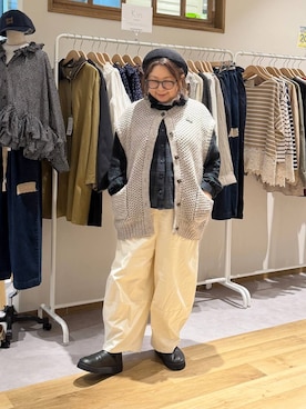 「studio CLIP（スタディオクリップ）のアイテム」を使った、nan3733さん（レディース・155cm）の秋コーディネート