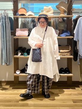 「studio CLIP（スタディオクリップ）のアイテム（パンツ）」を使った、nan3733さん（レディース・155cm）の春コーディネート