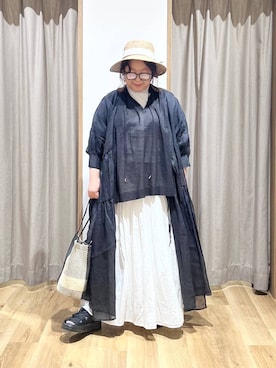 「natural by clip_studio CLIP」｜「アイテム（帽子）」を使った、nan3733さん（レディース・155cm）の夏コーディネート