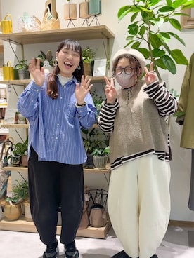「studio CLIP（スタディオクリップ）のアイテム」を使った、nan3733さん（レディース・155cm）の秋コーディネート