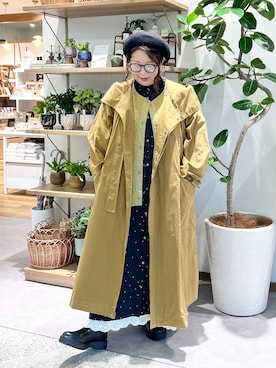 「natural by clip_studio CLIP」｜「アイテム（その他アウター）」を使った、nan3733さん（レディース・155cm）の秋コーディネート