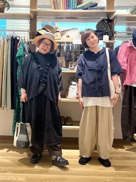 「studio CLIP（スタディオクリップ）のアイテム」を使った、nan3733さん（レディース・155cm）の夏コーディネート