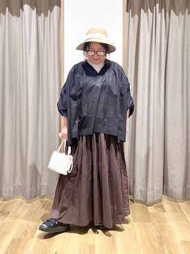「natural by clip_studio CLIP」｜「アイテム（帽子）」を使った、nan3733さん（レディース・155cm）の夏コーディネート