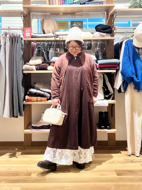 natural by clip》カットワークレーススカート[プチサイズあり