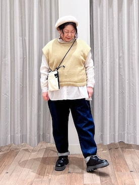 「クリップデニム_studio CLIP」｜「アイテム（財布/小物）」を使った、nan3733さん（レディース・155cm）の春コーディネート