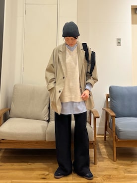 りょーこさん（レディース・163cm）の冬コーディネート