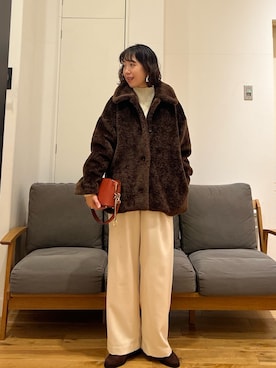 「FORK&SPOON」｜りょーこさん（レディース・163cm）の秋コーディネート