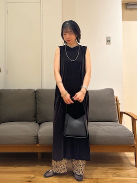 「URBAN RESEARCH DOORS（アーバンリサーチドアーズ）の『接触冷感/吸水速乾/イージーケア』フラワープリントドライタッチリラックスパンツ（その他パンツ）」を使った、りょーこさん（レディース・163cm）の夏コーディネート