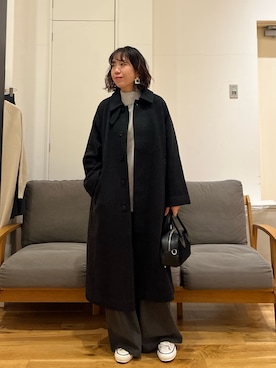 「FORK&SPOON」｜「アイテム（パンツ）」を使った、りょーこさん（レディース・163cm）の秋コーディネート