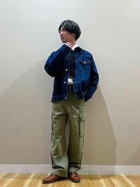 「アーバンリサーチ」｜「アイテム（デニムジャケット）」を使った、nishidaさん（メンズ・168cm）の春コーディネート
