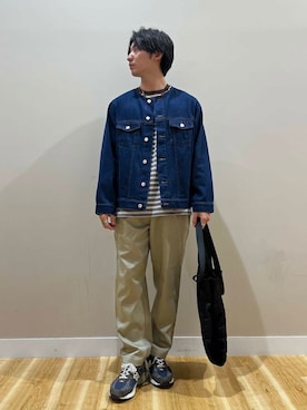 「アーバンリサーチ」｜西田 龍平さん（メンズ・168cm）の秋コーディネート