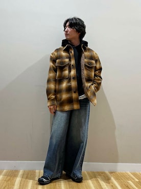 西田 龍平さん（メンズ・168cm）の冬コーディネート