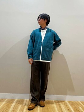 西田 龍平さん（メンズ・168cm）の秋コーディネート