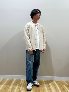 「URBAN RESEARCH（アーバンリサーチ）のアイテム（デニムパンツ）」を使った、nishidaさん（メンズ・168cm）の春コーディネート
