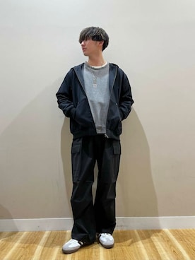 「アーバンリサーチ」｜「アイテム（その他アウター）」を使った、nishidaさん（メンズ・168cm）の冬コーディネート