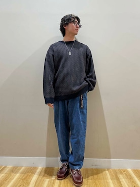 西田 龍平さん（メンズ・168cm）の秋コーディネート