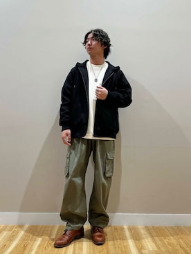 西田 龍平さん（メンズ・168cm）の秋コーディネート