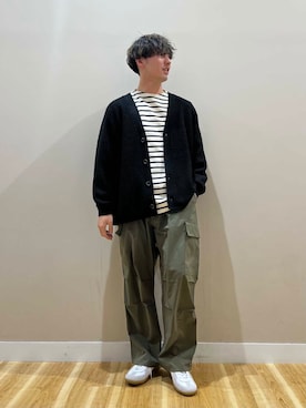 西田 龍平さん（メンズ・168cm）の冬コーディネート
