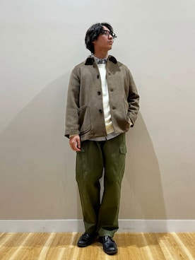 西田 龍平さん（メンズ・168cm）の冬コーディネート