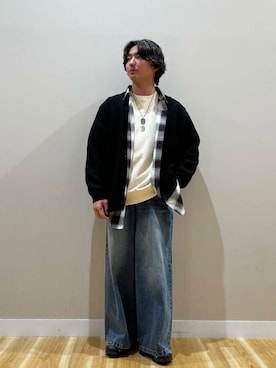 西田 龍平さん（メンズ・168cm）の冬コーディネート