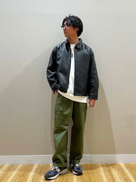 「アーバンリサーチ」｜西田 龍平さん（メンズ・168cm）の秋コーディネート