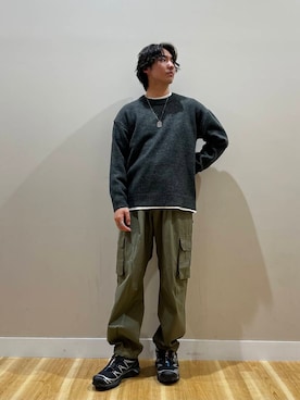 西田 龍平さん（メンズ・168cm）の秋コーディネート