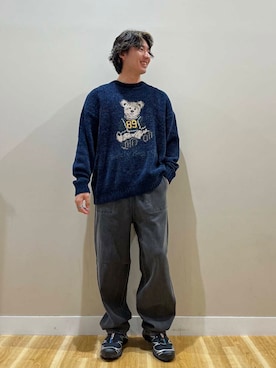 西田 龍平さん(メンズ・168cm)の秋コーディネート