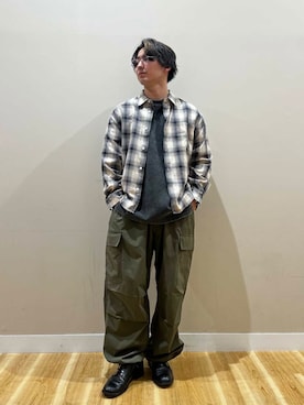 西田 龍平さん（メンズ・168cm）の春コーディネート