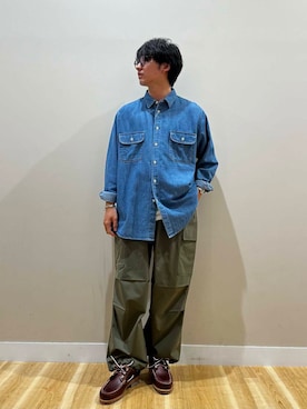 西田 龍平さん（メンズ・168cm）の秋コーディネート