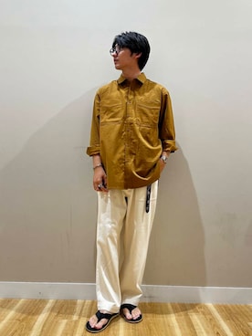 「アーバンリサーチ」｜西田 龍平さん（メンズ・168cm）の秋コーディネート