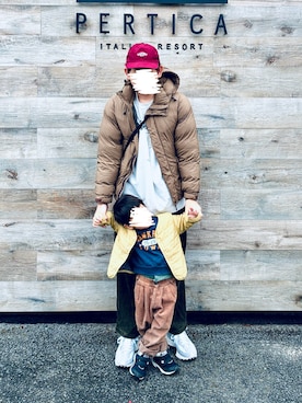 「アイテム（キャップ）」を使った、Tonnyさん（メンズ・182cm）の冬コーディネート