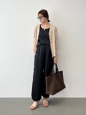 「BARNYARDSTORM（バンヤードストーム）のアイテム（バッグ）」を使った、BY_m.iii.n.aさん（レディース・163cm）の春コーディネート