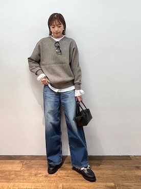 「アイテム（サングラス）」を使った、BY_m.iii.n.aさん（レディース・163cm・30代）の秋コーディネート