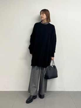 「アイテム（チョーカー）」を使った、BY_m.iii.n.aさん（レディース・163cm・30代）の秋コーディネート