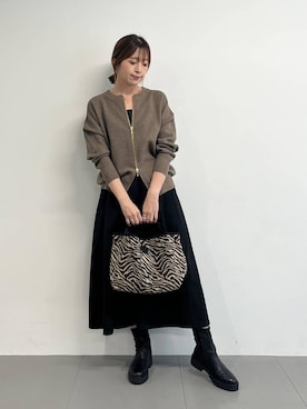 「アイテム（キャミソール）」を使った、BY_m.iii.n.aさん（レディース・163cm・30代）の秋コーディネート