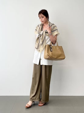 「BARNYARDSTORM（バンヤードストーム）のアイテム（ジャケット/アウター）」を使った、BY_m.iii.n.aさん（レディース・163cm）の春コーディネート