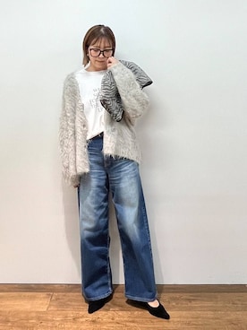 「アイテム（サングラス）」を使った、BY_m.iii.n.aさん（レディース・163cm・30代）の秋コーディネート