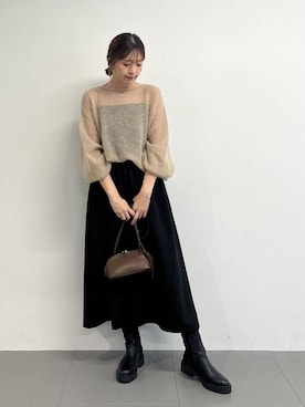 「アイテム（キャミソール）」を使った、BY_m.iii.n.aさん（レディース・163cm・30代）の秋コーディネート