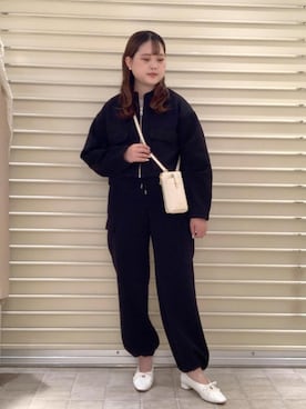 「アイテム（ブルゾン）」を使った、Honokaさん（レディース・159cm・20代）の春コーディネート