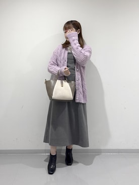 「アイテム（ワンピース/ドレス）」を使った、Honokaさん（レディース・159cm・20代）の秋コーディネート