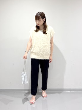 「ROPE' PICNIC（ロペピクニック）のアイテム」を使った、Honokaさん（レディース・159cm）の夏コーディネート