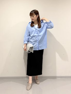 「フード」｜Honokaさん（レディース・159cm）の秋コーディネート