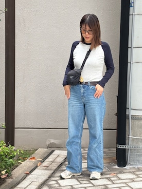 「アイテム（サングラス）」を使った、rth.kさん（レディース・160cm）の秋コーディネート
