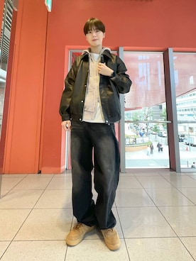 「ALAND（エーランド）のアイテム」を使った、dnjsl2l8さん（メンズ・178cm）の冬コーディネート