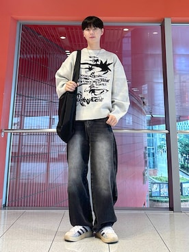 「ALAND（エーランド）のアイテム（トップス）」を使った、dnjsl2l8さん（メンズ・178cm）の秋コーディネート