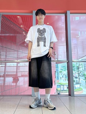 「LIFE WORK（ライフワーク）のアイテム（トップス）」を使った、dnjsl2l8さん（メンズ・178cm）の夏コーディネート