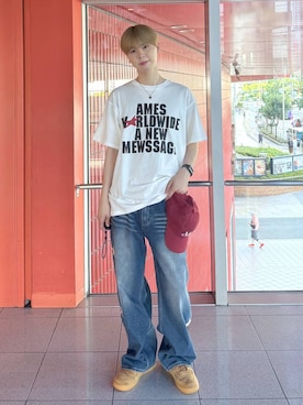 「AMESWORLDWIDE（アメスワールドワイド）のアイテム」を使った、dnjsl2l8さん（メンズ・179cm）の夏コーディネート