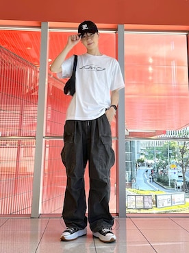 「LMCのアイテム」を使った、dnjsl2l8さん（メンズ・178cm）の夏コーディネート