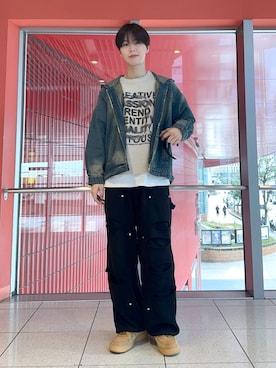 「NOT4NERD（ノットフォーナード）のアイテム」を使った、dnjsl2l8さん（メンズ・178cm）の冬コーディネート
