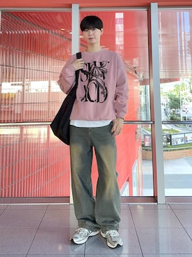 「SLOWACID（スローアシッド）のアイテム」を使った、dnjsl2l8さん（メンズ・178cm）の秋コーディネート